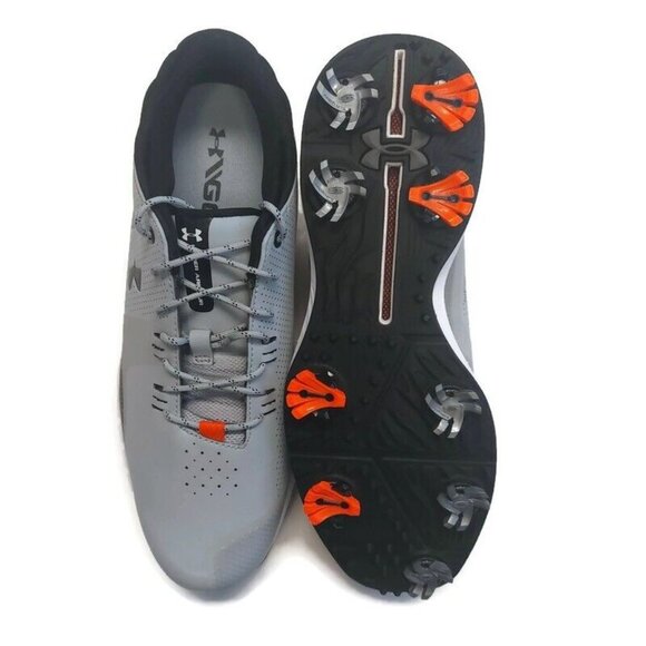 Under Armour Hovr Matchplay Golf Shoes Gray Black 3023329-103 Mens Size 9 - Picture 7 of 8